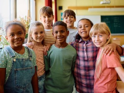 group of happy elementary school classmates in the 2025 09 08 12 42 28 utc